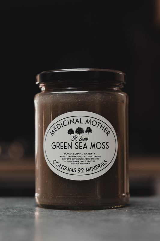 Wildcrafted Green (Chondrus Crispus)  Sea Moss Gel