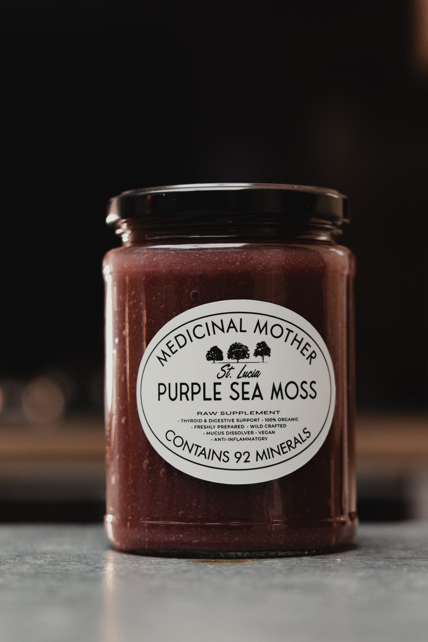 Wildcrafted Purple (Gracilaria) Sea Moss Gel