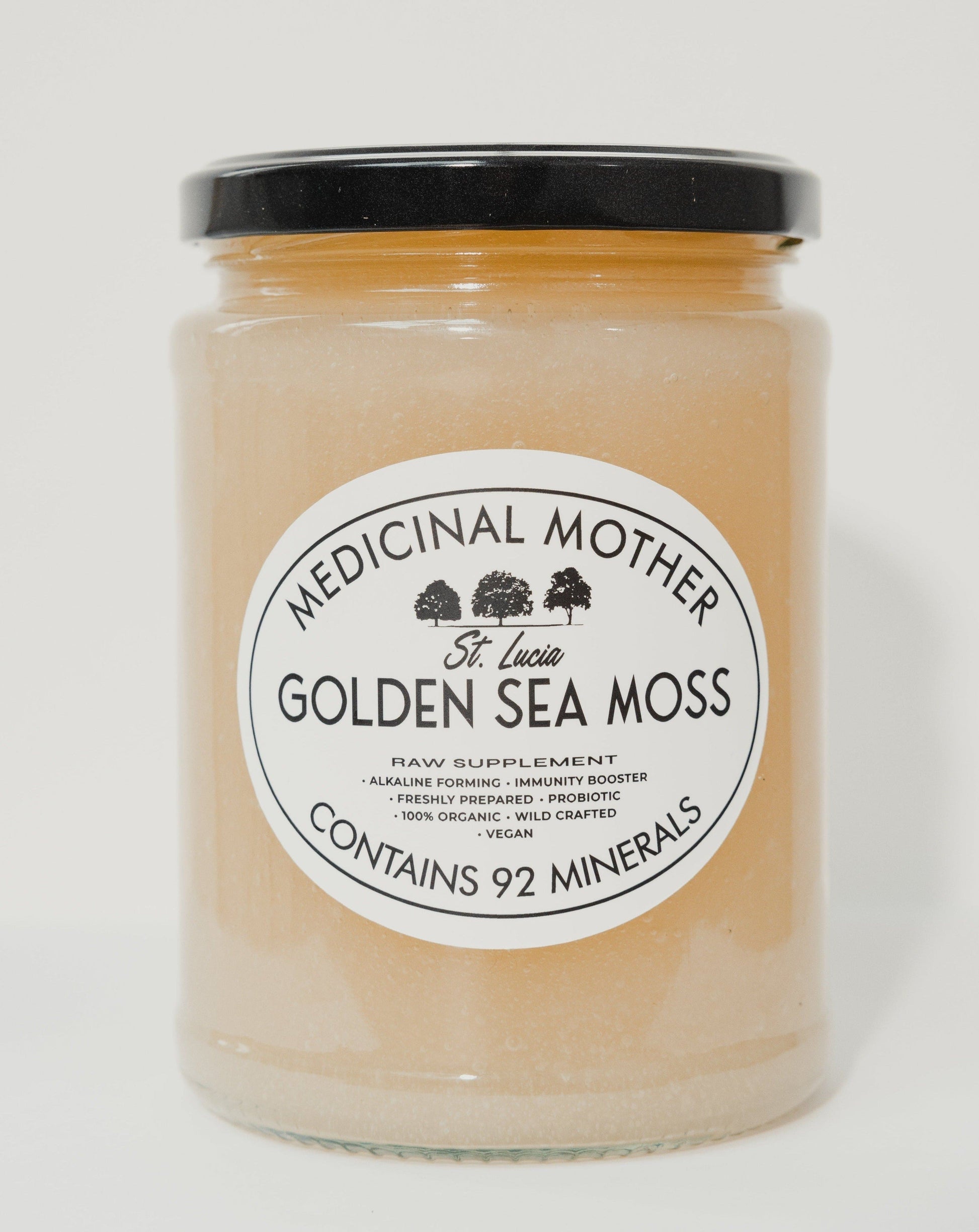 Gold sea moss gel